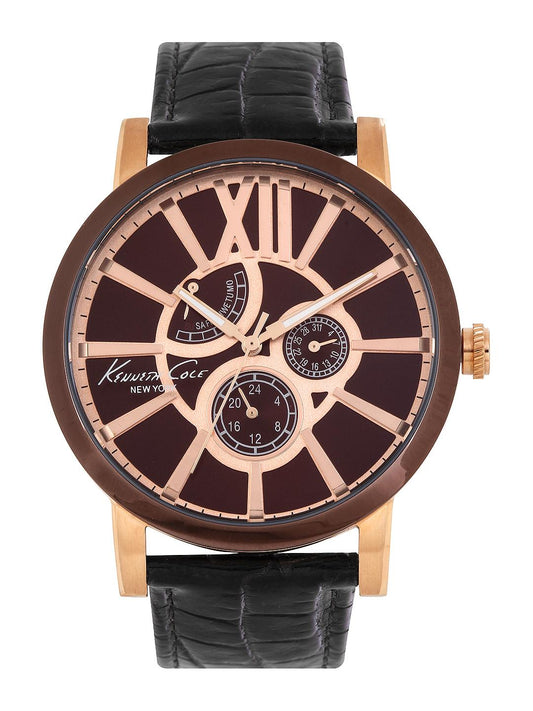 Kenneth Cole Men Brown Dial Watch IKC1981