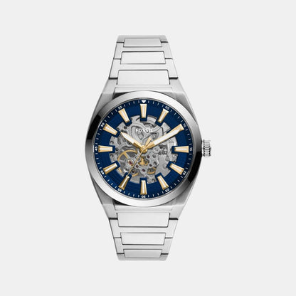 Everett Men Automatic Blue Dial Analog Stainless Steel Watch ME3220