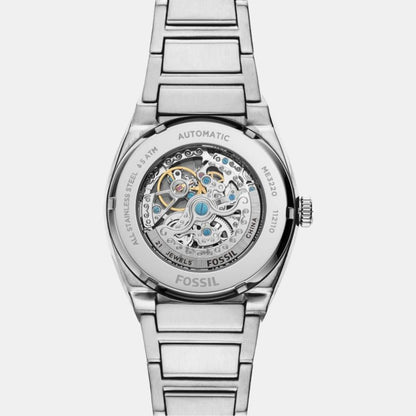 Everett Men Automatic Blue Dial Analog Stainless Steel Watch ME3220