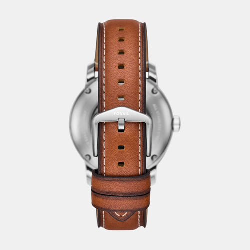 Fossil Heritage Men Automatic Blue Dial Analog Leather Watch ME3263
