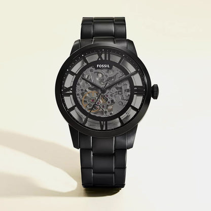 Men Mechanical Transparent Dial Analog Stainless Steel Watch ME3269