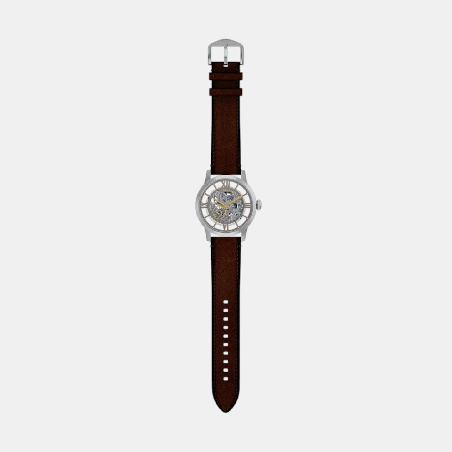 Townsman Men Automatic Silver Dial Analog Leather Watch ME3270