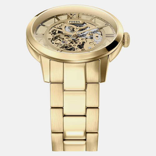 Men Automatic Gold Dial Analog Stainless Steel Watch ME3280