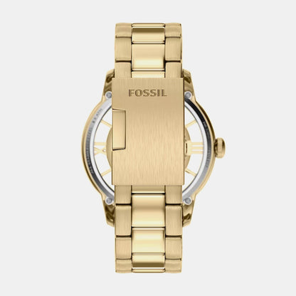 Men Automatic Gold Dial Analog Stainless Steel Watch ME3280
