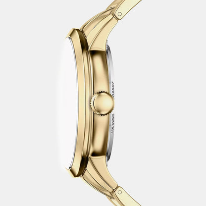 Men Automatic Gold Dial Analog Stainless Steel Watch ME3280