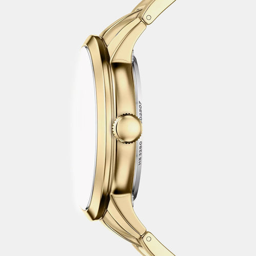 Men Automatic Gold Dial Analog Stainless Steel Watch ME3280