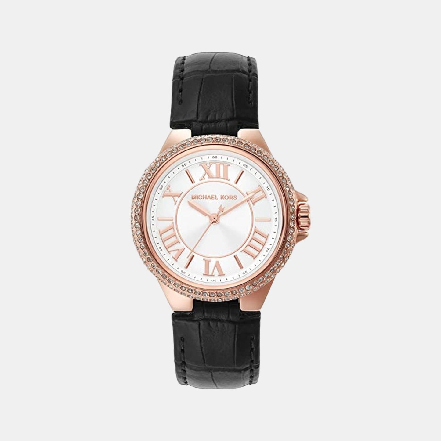 Camille Women Quartz White Dial Analog Leather Watch MK2962