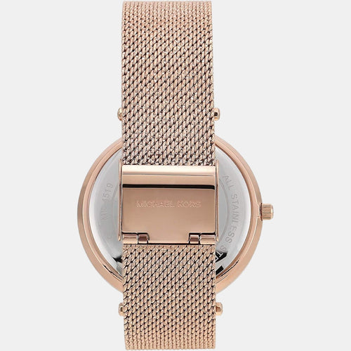 Darci Women Quartz White Dial Analog Mesh Watch MK4519