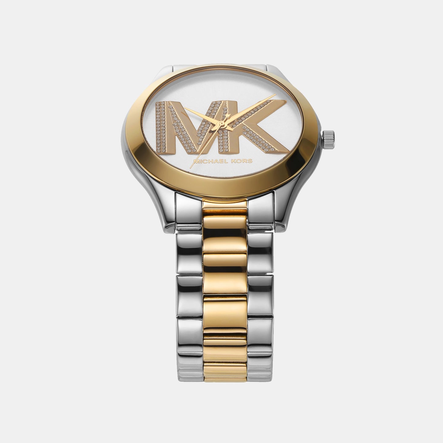Slim Runway Women Quartz Multicolour Dial Analog Stainless Steel Watch MK4735