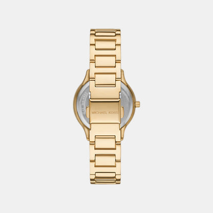 Sage Women Quartz Mother Of Pearl Dial Analog Stainless Steel Watch MK4822
