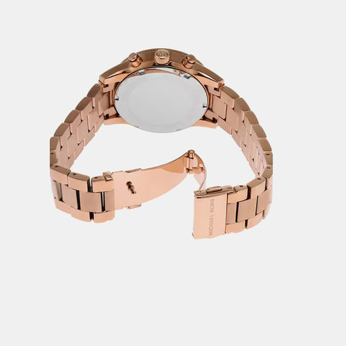 Bryant Women Quartz Rose Gold Dial Chronograph Stainless Steel Watch MK6357