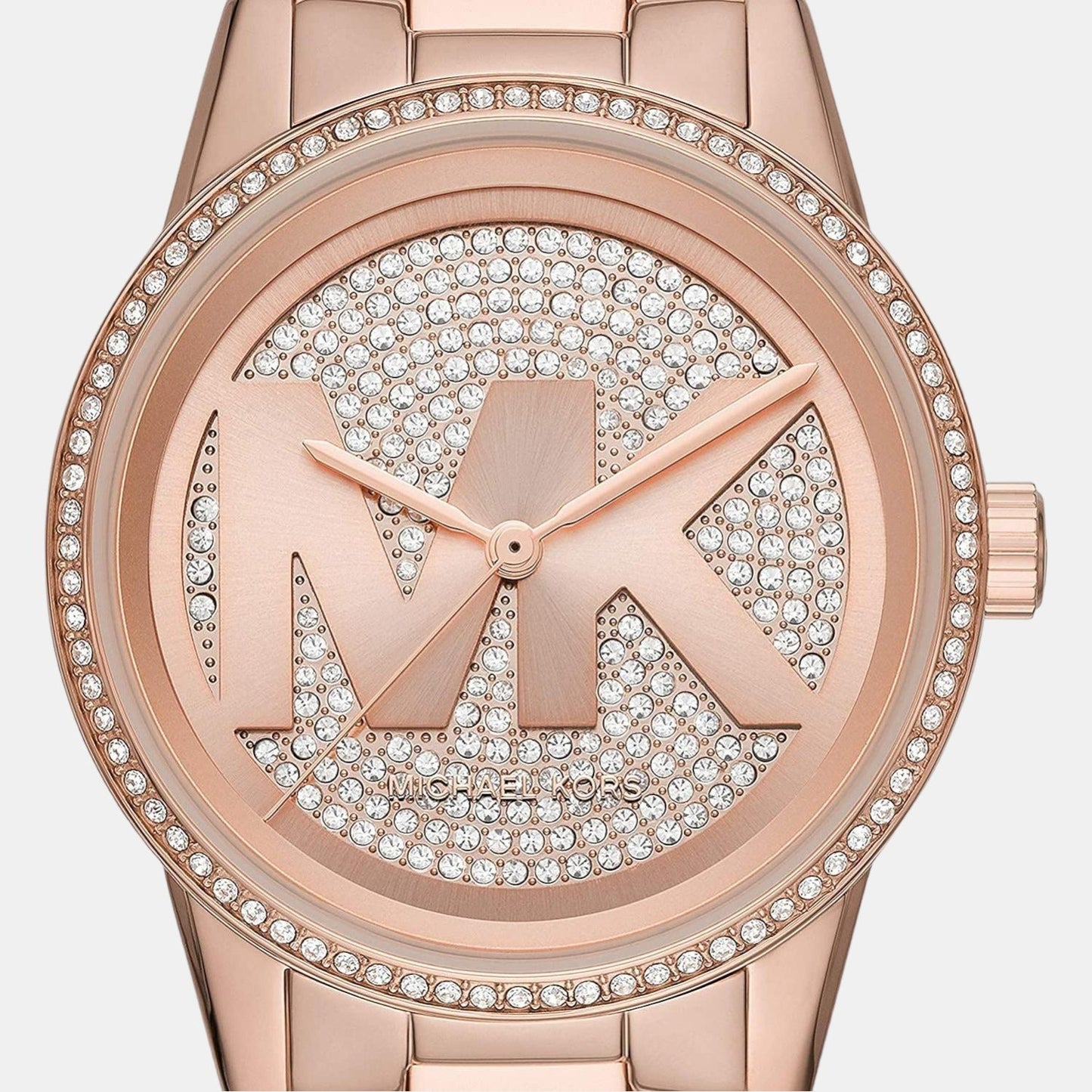 Bryant Women Quartz Pink Dial Analog Stainless Steel Watch MK6863