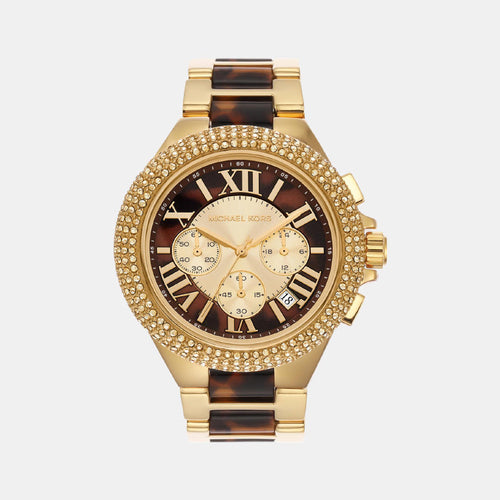 Camille Women Quartz Multicolour Dial Chronograph Stainless Steel Watch MK7269