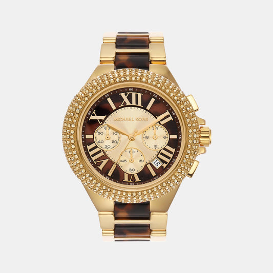 Camille Women Quartz Multicolour Dial Chronograph Stainless Steel Watch MK7269