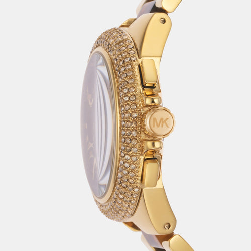 Camille Women Quartz Multicolour Dial Chronograph Stainless Steel Watch MK7269