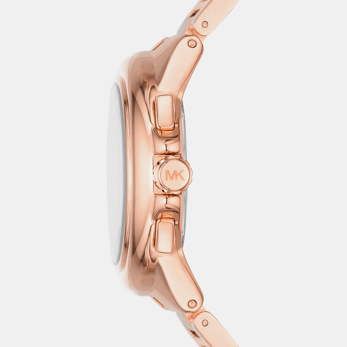 Camille Women Quartz Pink Dial Chronograph Stainless Steel Watch MK7271