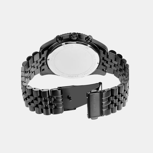 Lexington Men Quartz Black Dial Chronograph Stainless Steel Watch MK8603