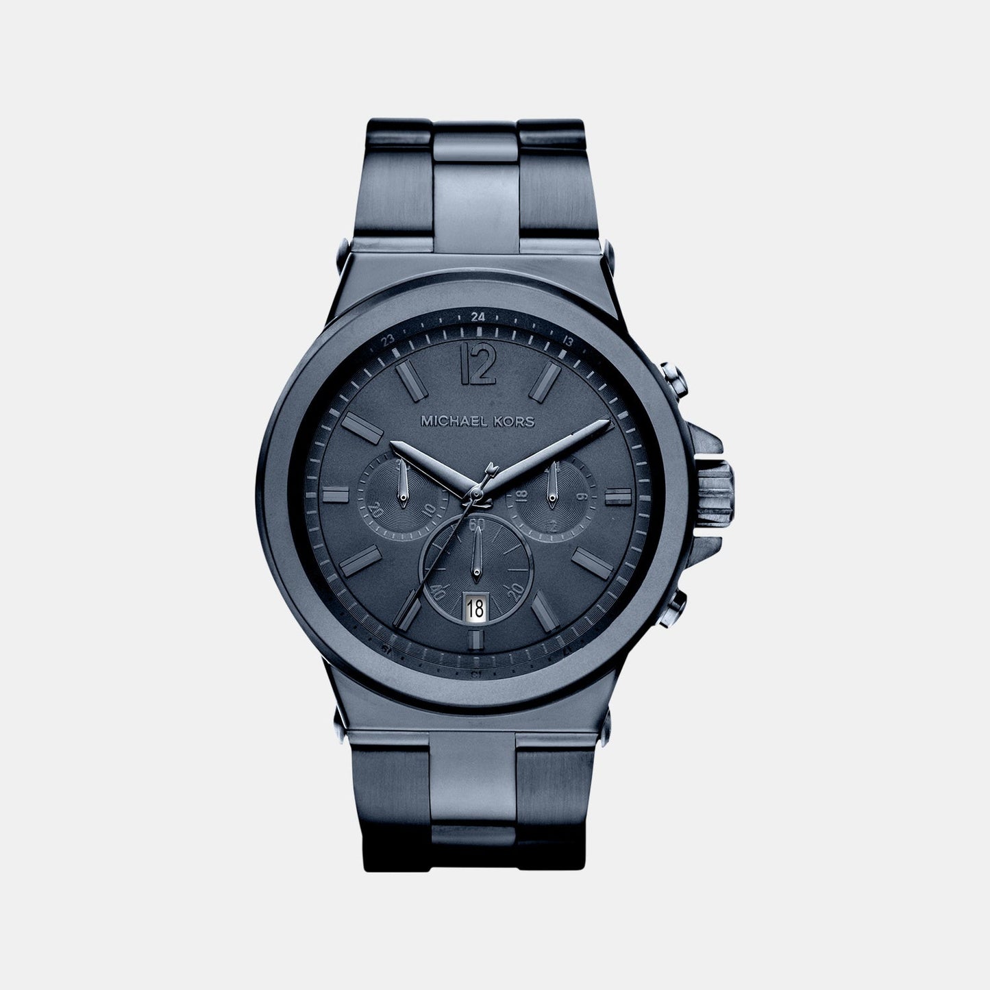 Dylan Men Quartz Blue Dial Chronograph Stainless Steel Watch MK8655
