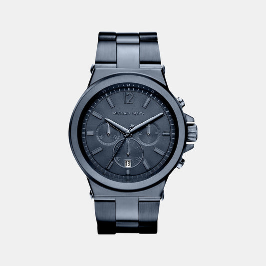 Dylan Men Quartz Blue Dial Chronograph Stainless Steel Watch MK8655