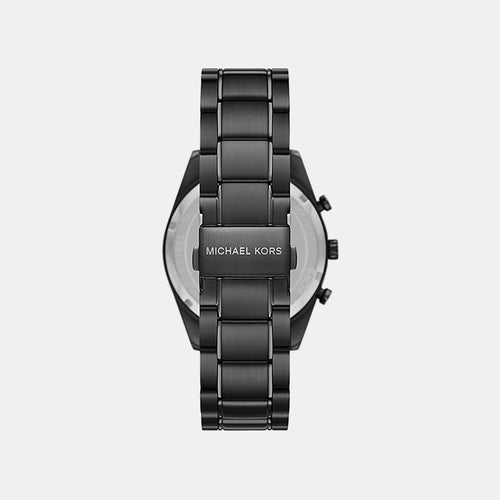 Warren Men Quartz Black Dial Chronograph Stainless Steel Watch MK9113