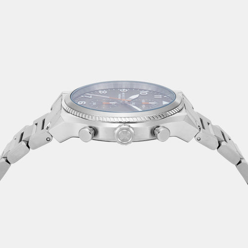 Panorama Men Quartz Green Dial Chronograph Stainless Steel Watch MK9196