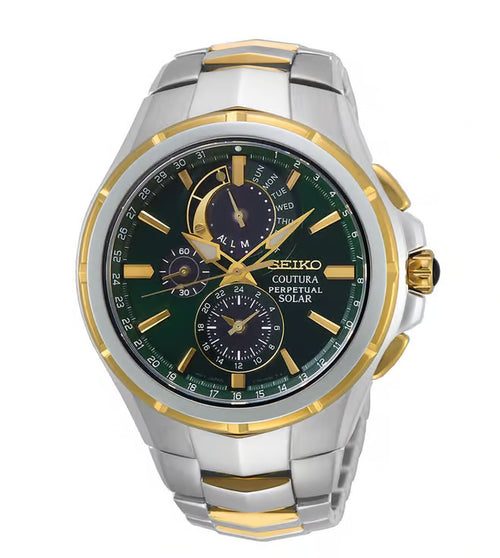 Seiko Coutura Multifunction Solar Quartz, Blue Dial - SSC798P1