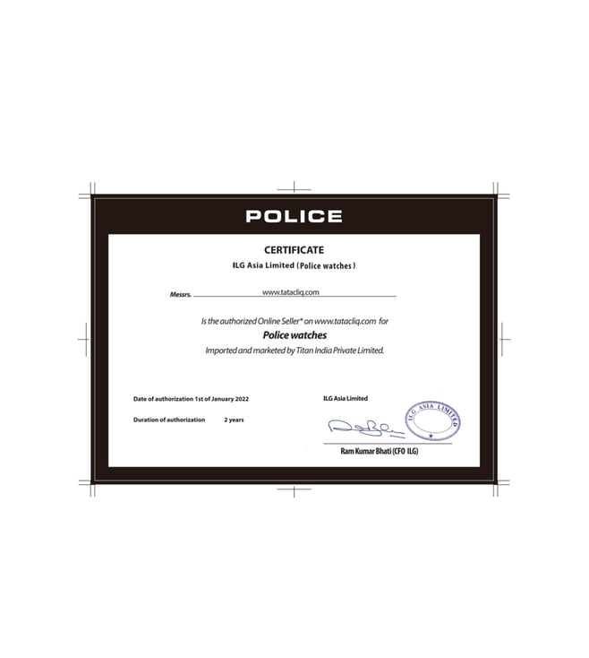 POLICE PLPEWJG0018401 Analog Watch for Men