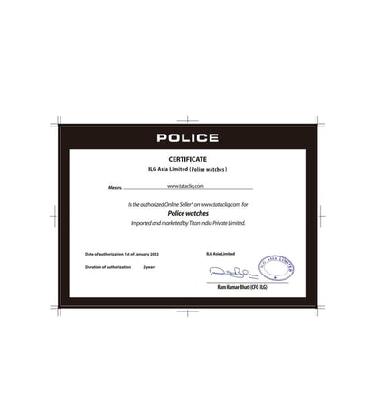 POLICE PLPEWJG0018401 Analog Watch for Men