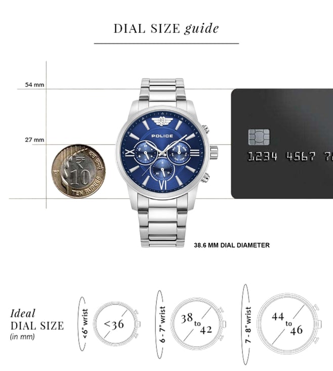 POLICE PLPEWJK0004404 Chronograph Watch for Men