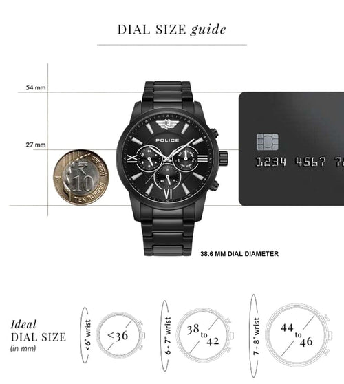 POLICE PLPEWJK0004406 Chronograph Watch for Men