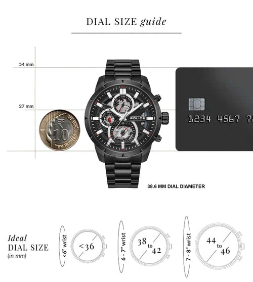 POLICE PLPEWJK0021806 Chronograph Watch for Men