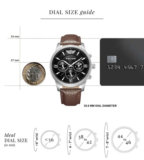 POLICE PLPEWGF0040402 Chronograph Watch for Men