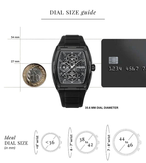 POLICE PLPEWJQ0004501W Analog Watch for Men