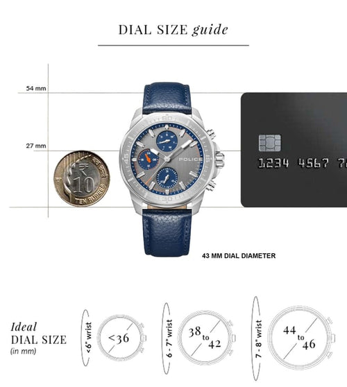 Police PLPEWGF0039901 SS24 Chronograph Watch for Men