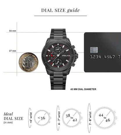 Police PLPEWGK0039904 SS24 Chronograph Watch for Men
