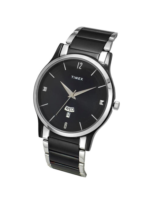 Timex Round 39mm Black Dial Analog Men Watch - TW000R465