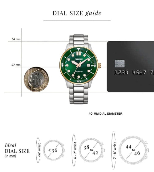 CITIZEN Mechanical Quartz Men 40 mm NJ0196-80X