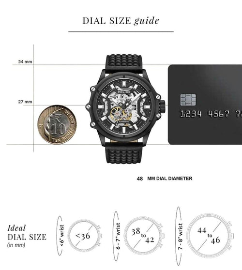Police KL Rahul Automatic Men 48 mm PLPEWGE1601801