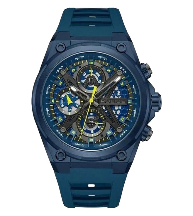 Police KL Rahul Quartz Chronograph Men 45 mm PLPEWGQ0054302