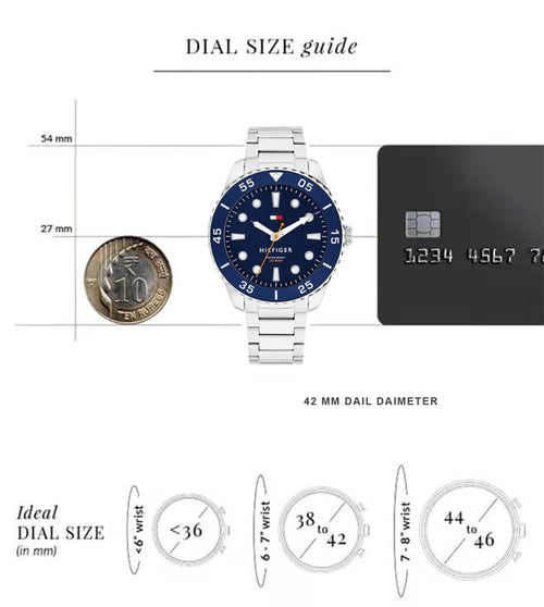 TOMMY HILFIGER Oceanic Quartz Men 42 mm TH1792202