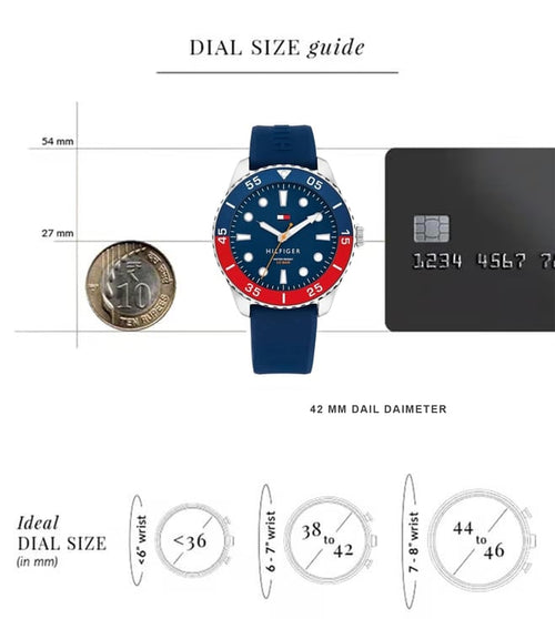 Tommy Hilfiger Oceanic Quartz Men 42 mm TH1792200