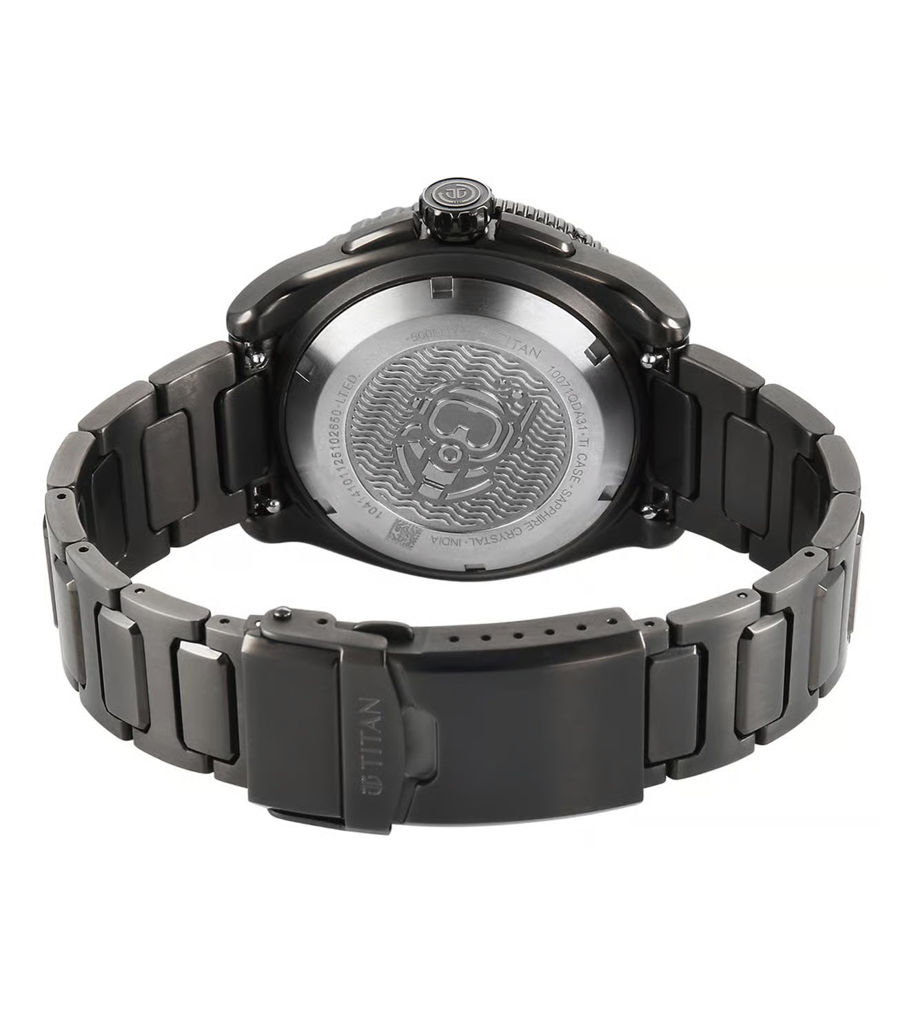 Titan Zero Hour Diver’s 500M Automatic Men’s Watch 10071QM01
