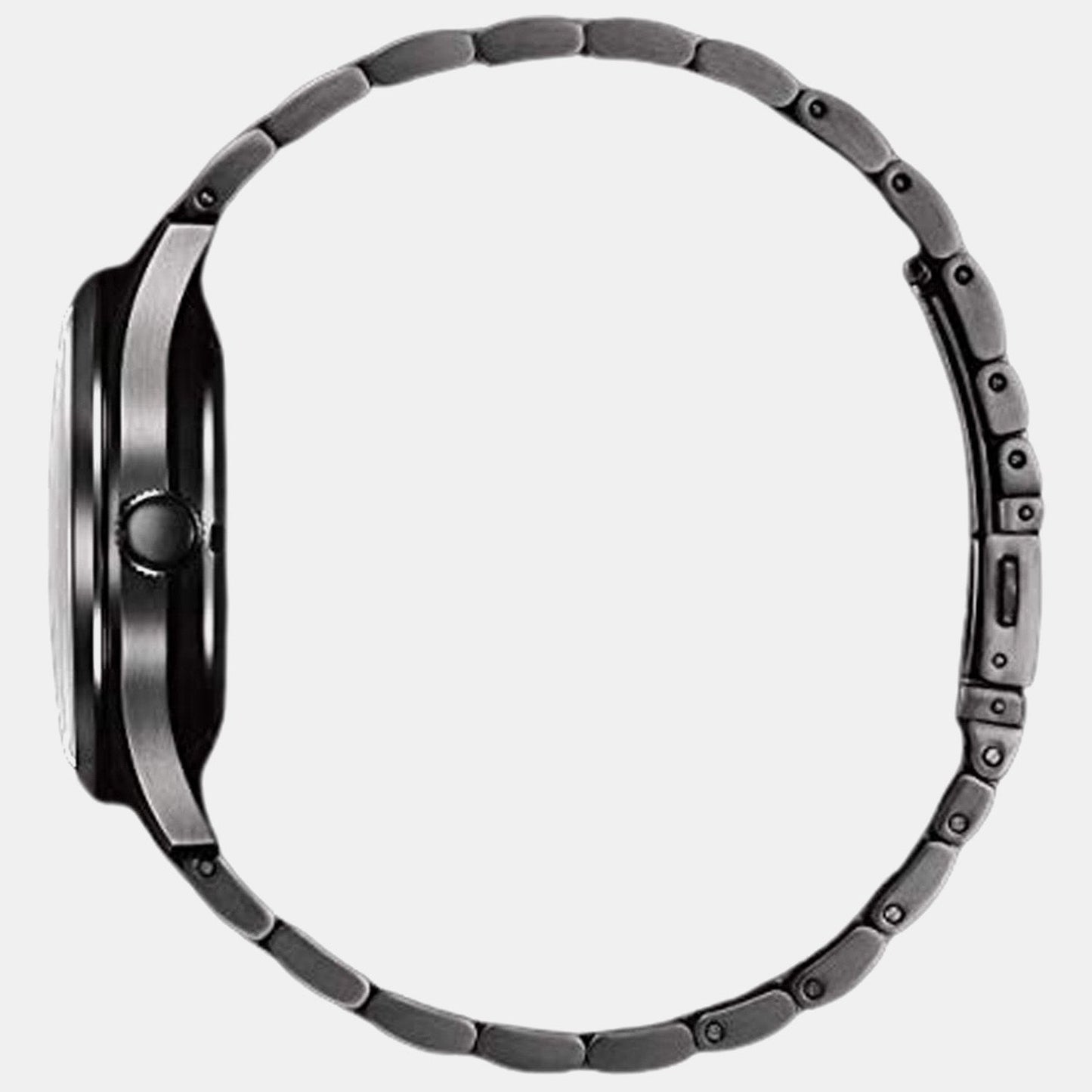 Mechanical Men Automatic Black Dial Analog Stainless Steel Watch NH8395-77E