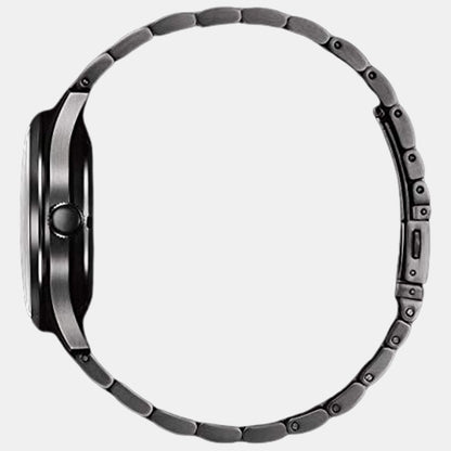 Mechanical Men Automatic Black Dial Analog Stainless Steel Watch NH8395-77E