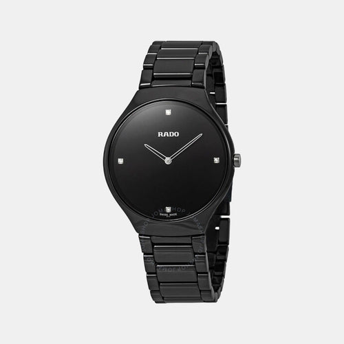 True Thinline Men Quartz Black Dial Analog Ceramic Watch R27741712