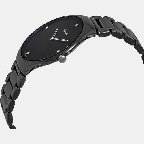 True Thinline Men Quartz Black Dial Analog Ceramic Watch R27741712