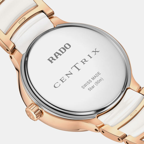 Centrix Women Quartz Mother Of Pearl Dial Analog Ceramic Watch R30232922