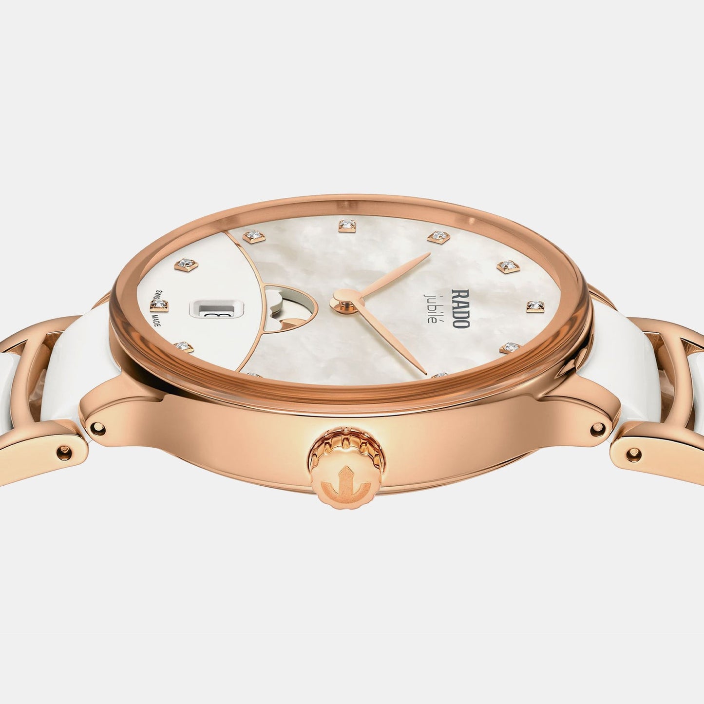 Centrix Women Quartz Mother Of Pearl Dial Analog Ceramic Watch R30232922