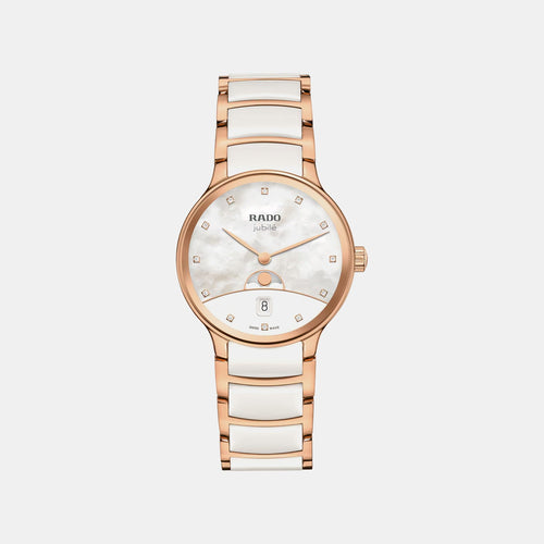 Centrix Women Quartz Mother Of Pearl Dial Analog Ceramic Watch R30232922