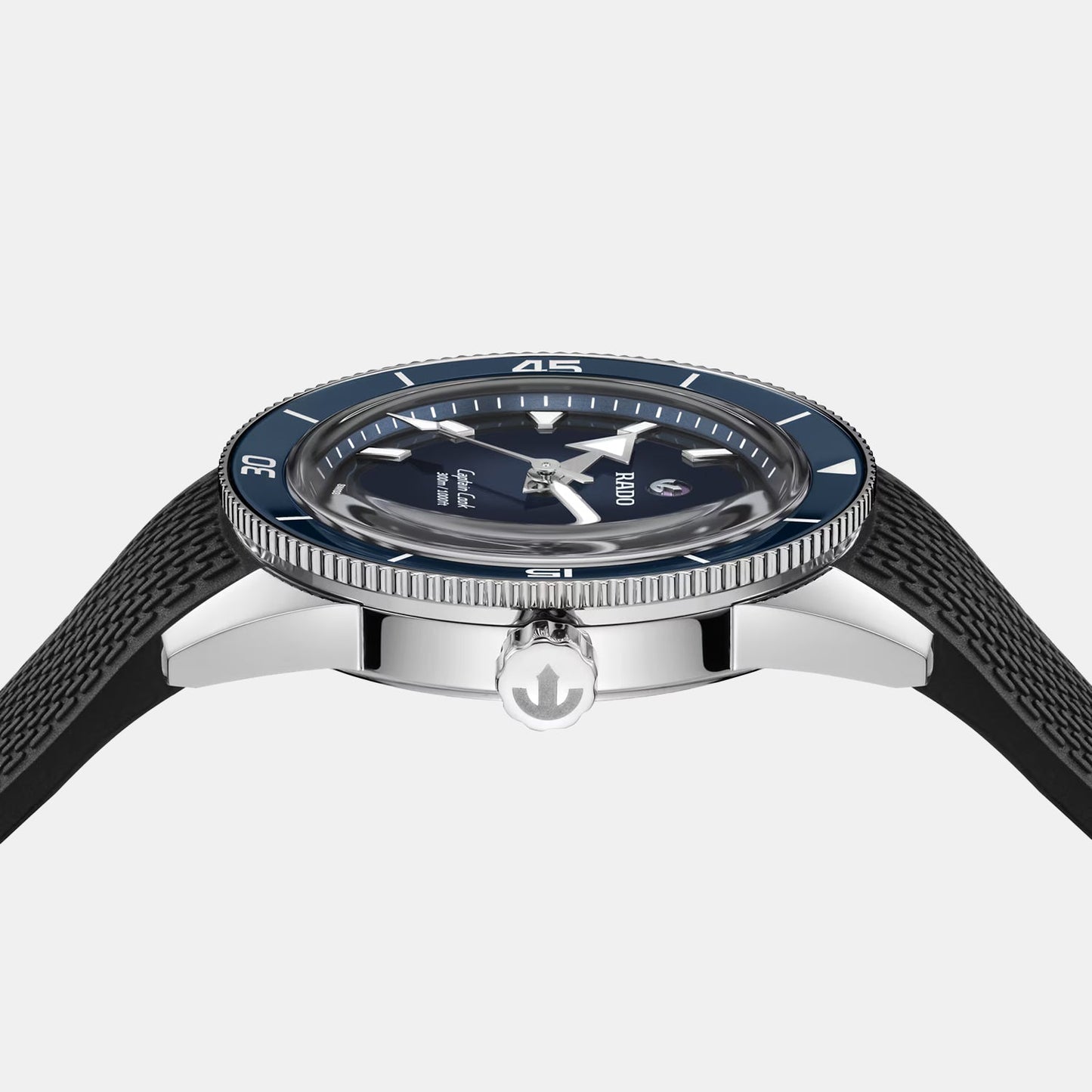 Captain Cook Men Automatic Blue Dial Analog Rubber Watch R32223229
